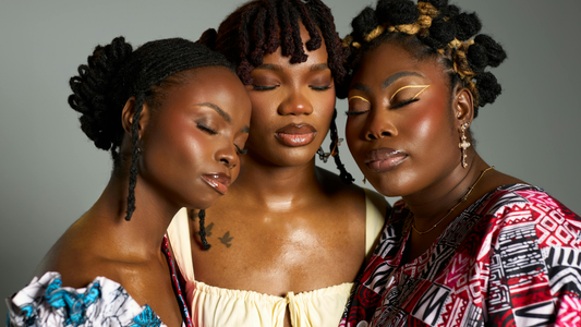 Confident women standing together wearing clothes that reflects their authentic personal styles.