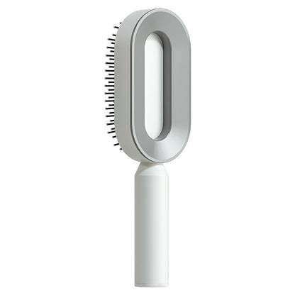 Self Cleaning Massage Scalp Comb Anti-Static Hair Brush
