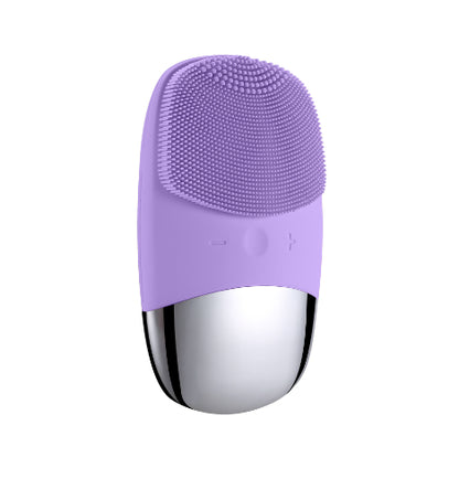 Mini Silicone Electric Face Cleansing Skin Massager Brush