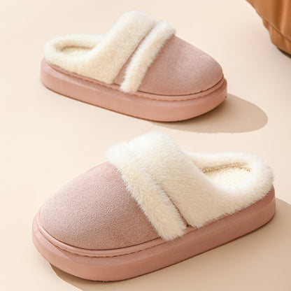 Fashion Warm Cotton Slippers For Women