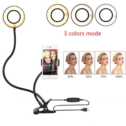 LED Adjustable Makeup Ring Light