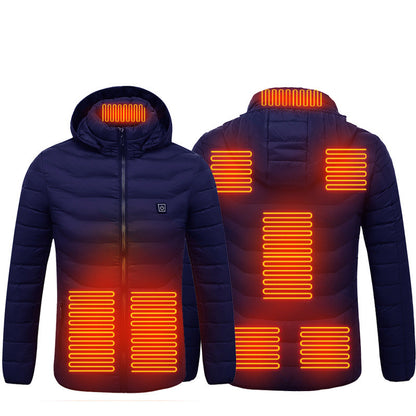 Men Heated Puffer Electric Heating Jacket