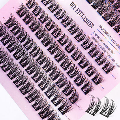 Segmented Lashes In Clusters