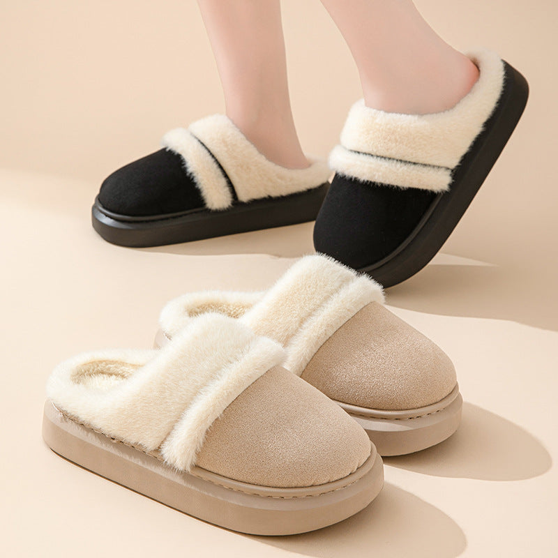 Fashion Warm Cotton Slippers For Women