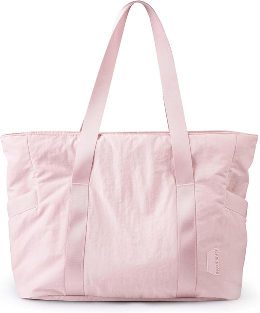 Pink Travel and Workout Tote Bag