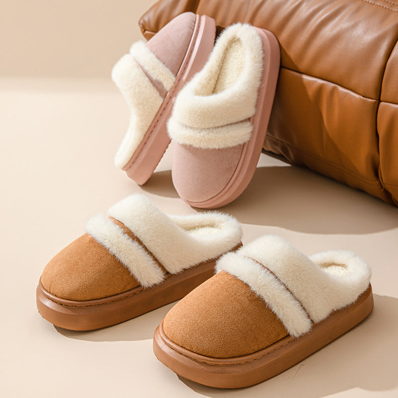 Fashion Warm Cotton Slippers For Women
