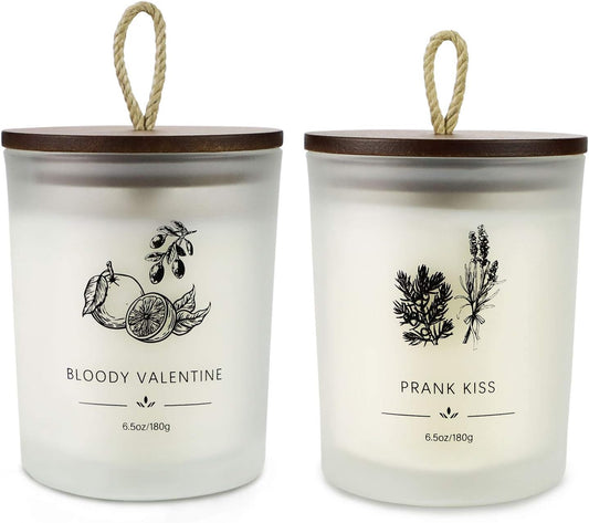 Scented Soy Candles (2 pcs Jar Candles)