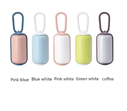 Portable Poop Bag Holder W/ Carrier Dispenser