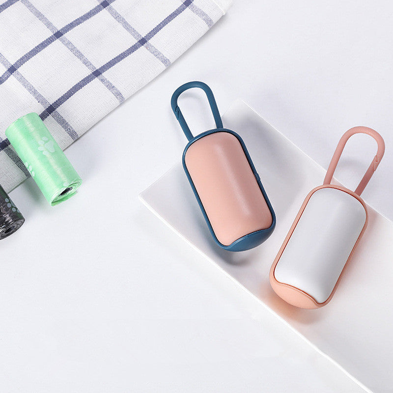 Portable Poop Bag Holder W/ Carrier Dispenser