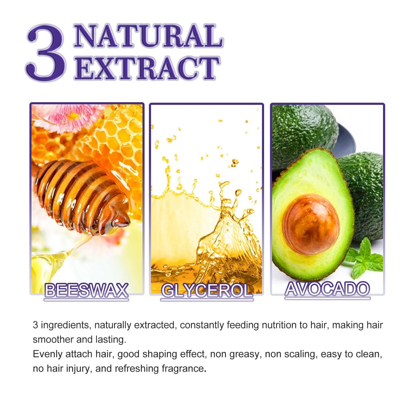 EELHOE Hair Wax Stick For Polishing Hair