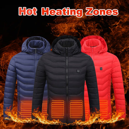 Men Heated Puffer Electric Heating Jacket