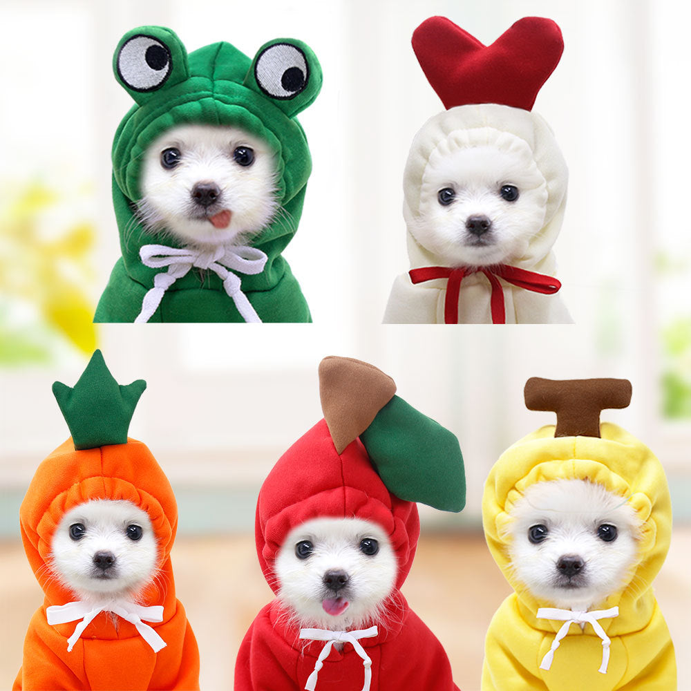 Cute Fruit Hoodies For Small Dogs and Cats