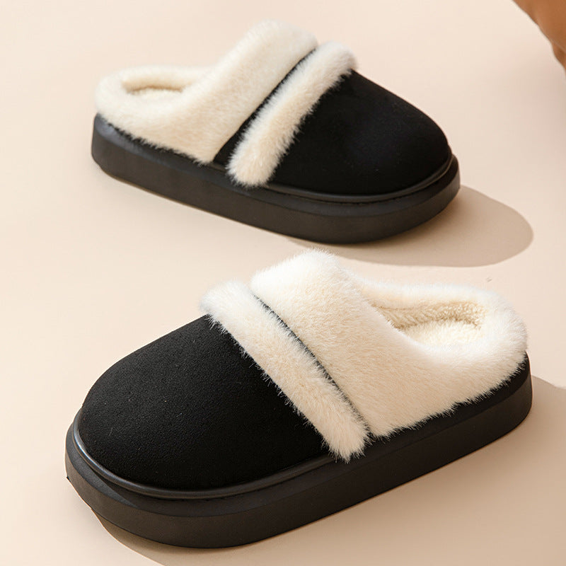 Fashion Warm Cotton Slippers For Women