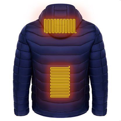 Men Heated Puffer Electric Heating Jacket