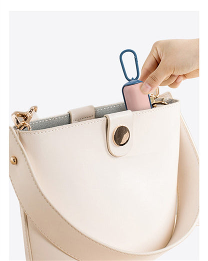 Portable Poop Bag Holder W/ Carrier Dispenser