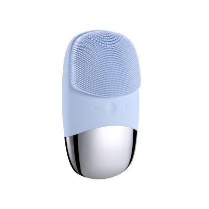 Mini Silicone Electric Face Cleansing Skin Massager Brush