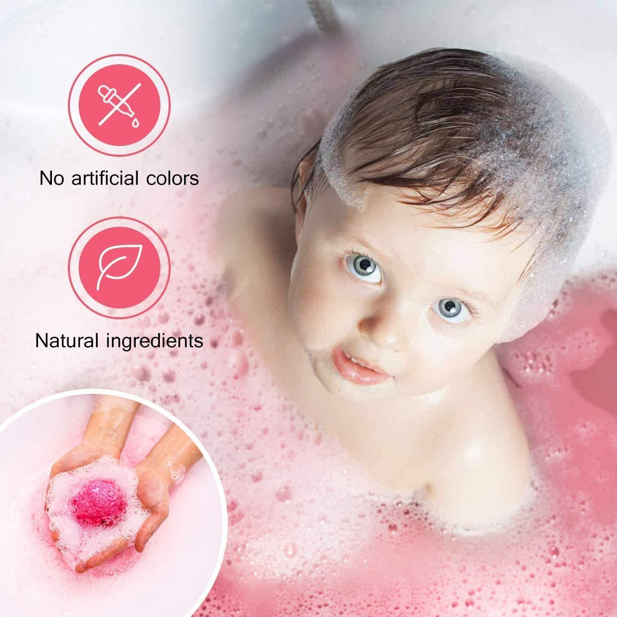 Sunday Unwind Set - 5 Large Fizzy Spa Bombs + 4 Scented Candles