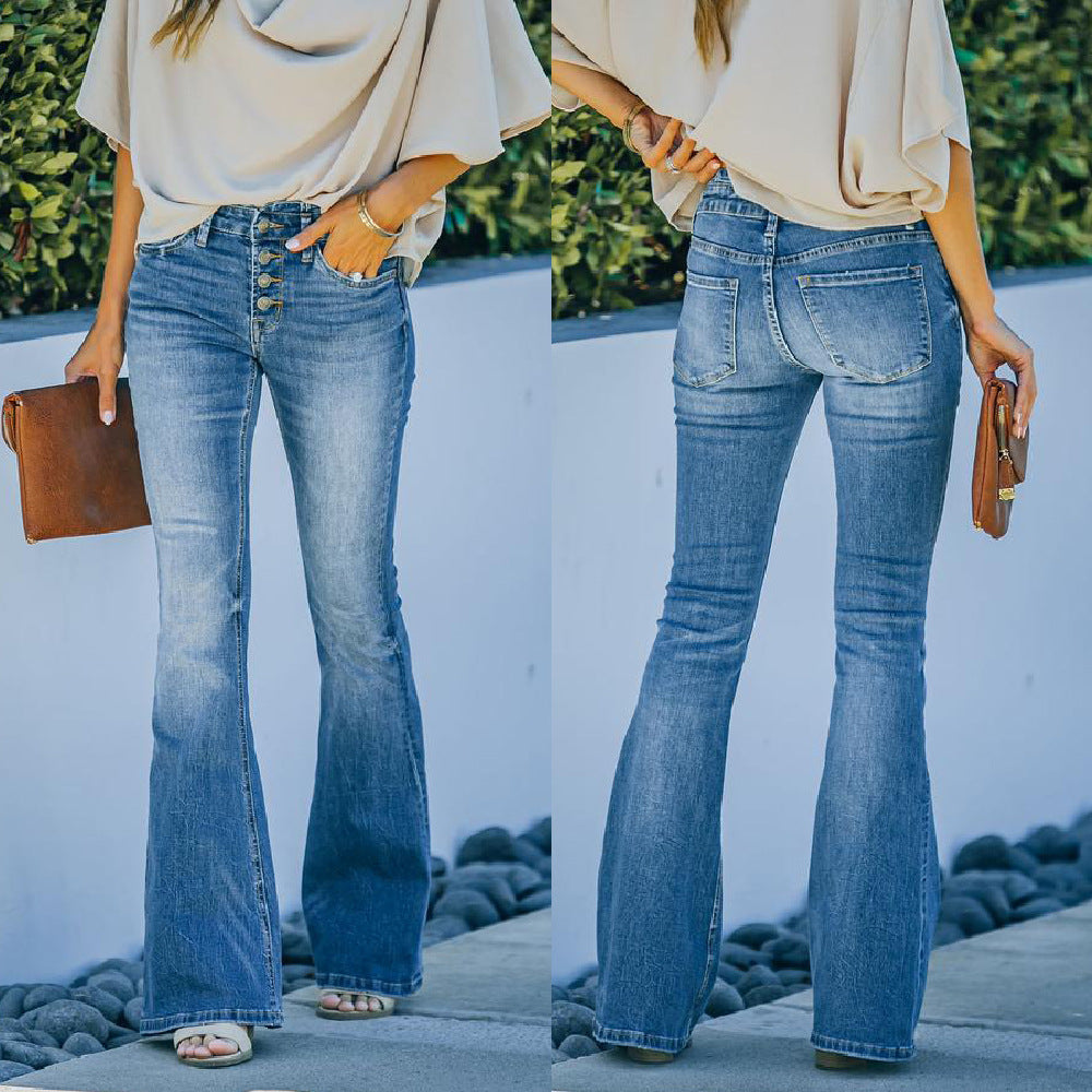 Washed Out Street Style Jeans