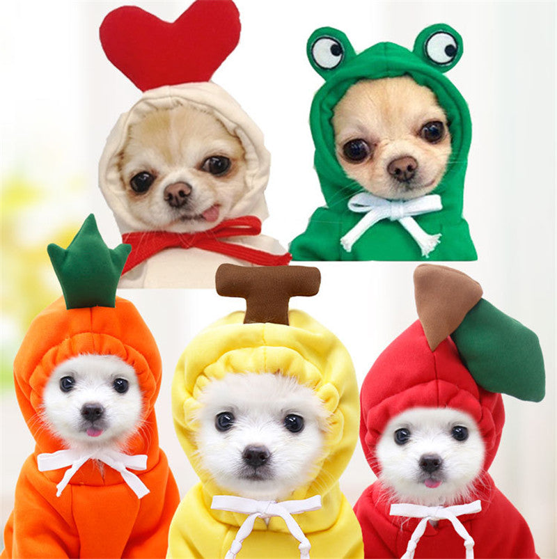 Cute Fruit Hoodies For Small Dogs and Cats
