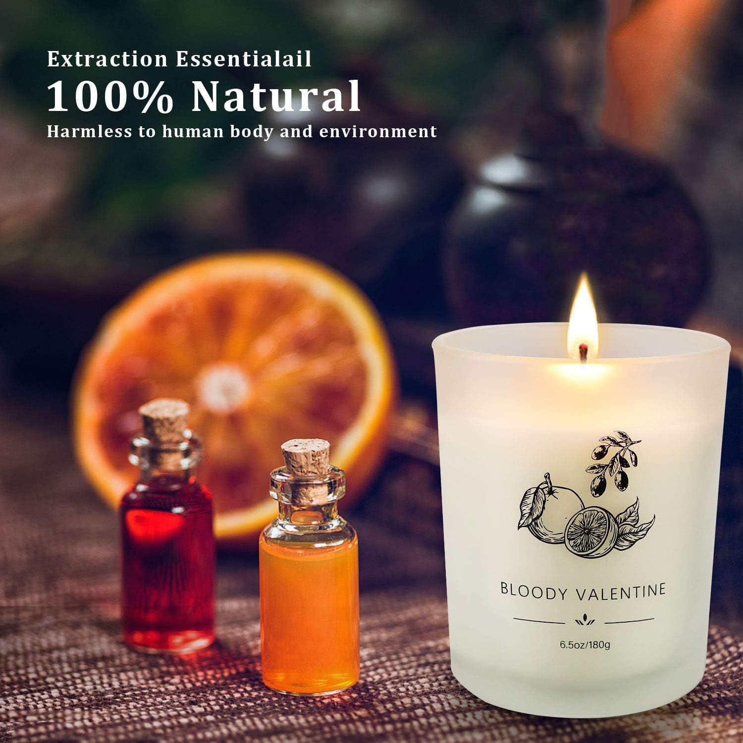 Scented Soy Candles (2 pcs Jar Candles)