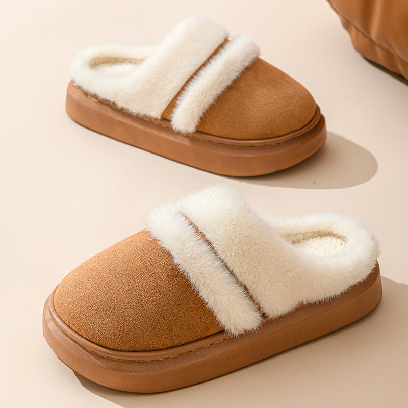 Fashion Warm Cotton Slippers For Women