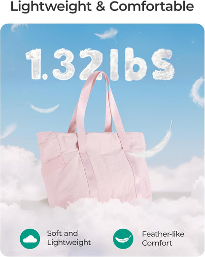 Pink Travel and Workout Tote Bag