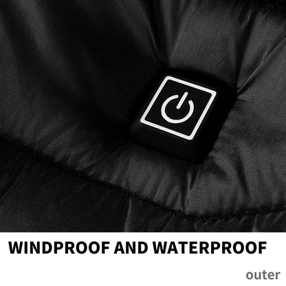 Men Heated Puffer Electric Heating Jacket