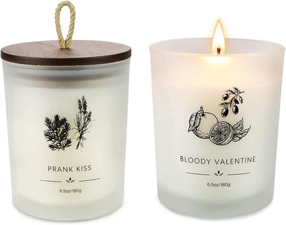 Scented Soy Candles (2 pcs Jar Candles)