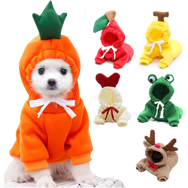 Cute Fruit Hoodies For Small Dogs and Cats