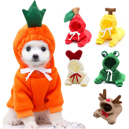 Cute Fruit Hoodies For Small Dogs and Cats
