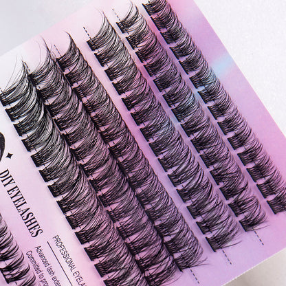 Segmented Lashes In Clusters