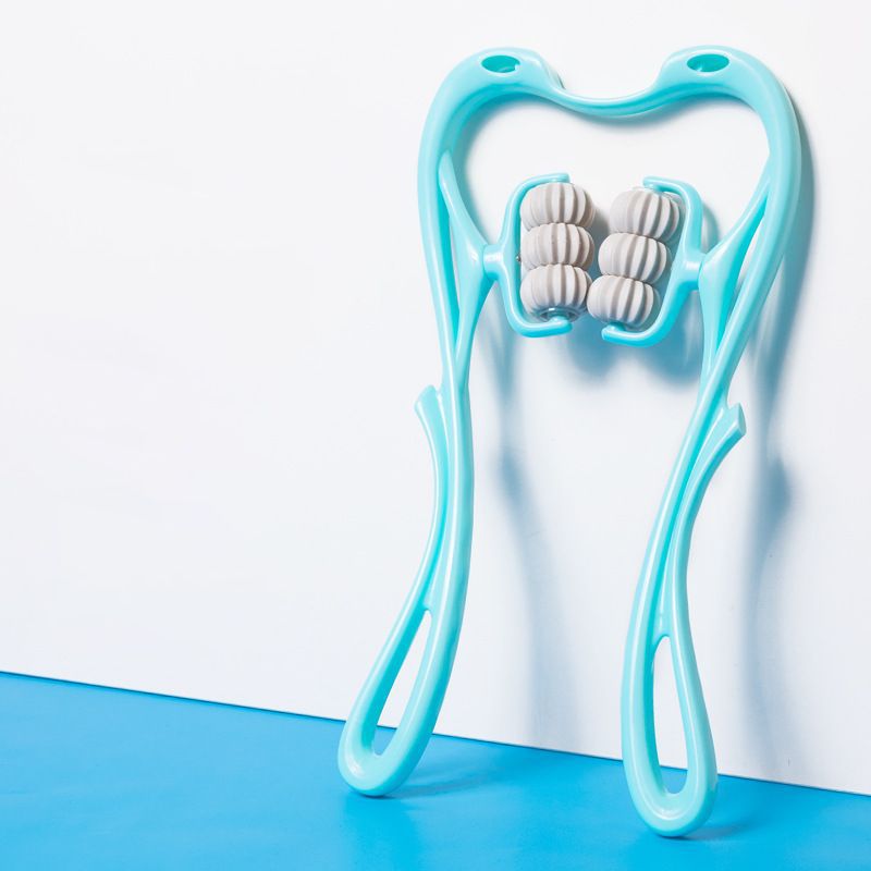 Multifunctional Six-Wheel Manual Neck Massager