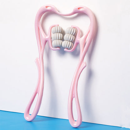 Multifunctional Six-Wheel Manual Neck Massager