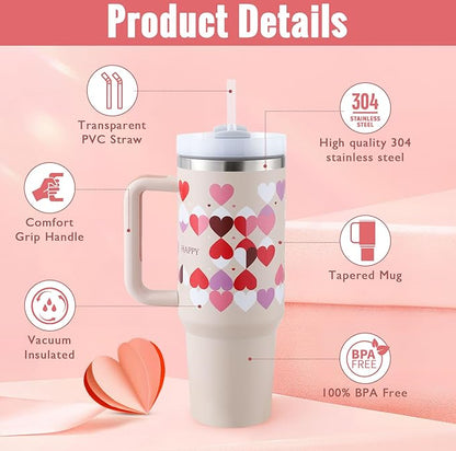 40 Oz Insulated, Stainless Steel Spill Proof Vacuum Tumbler